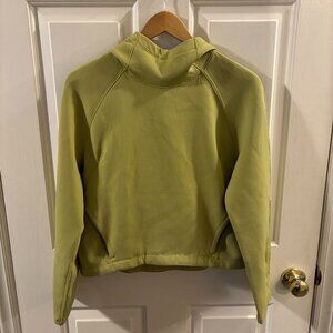 Lululemon Airwrap Yellow Pear Cropped High Neck Pullover Hoodie ~ 4